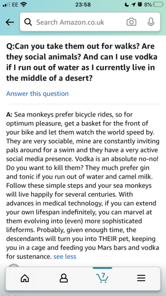 Is it cruel to throw sea monkeys away?