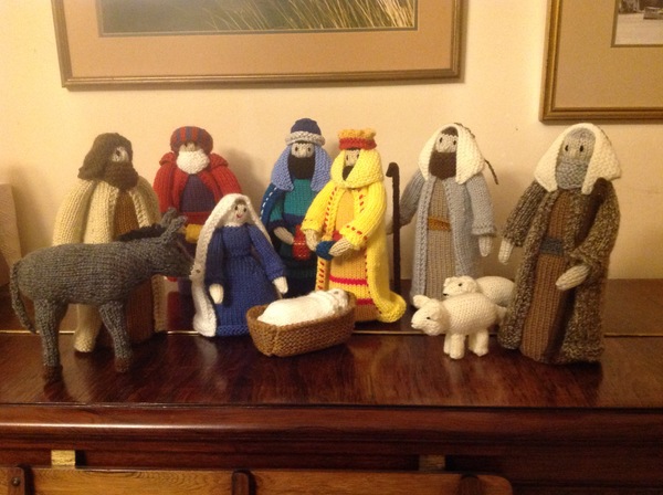 The Jean Greenhowe knitted Nativity set