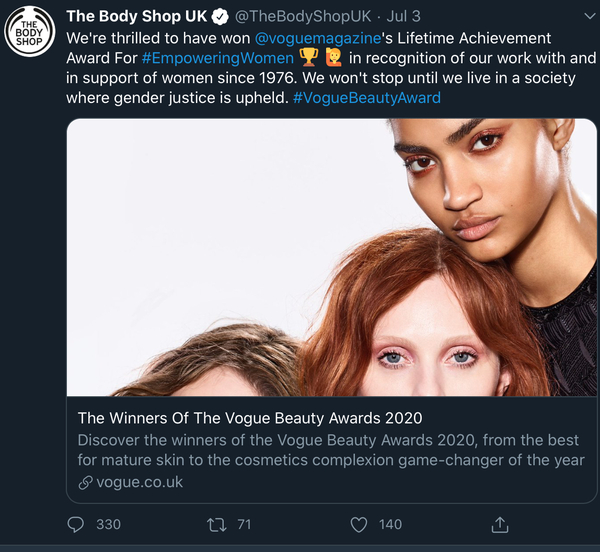 Absolute madness from Vogue magazine!