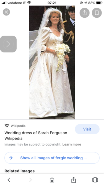 Royal Style - I’m not qualified but you can’t cut me off when there’s a wedding dress to look at...