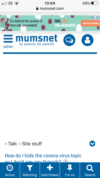 What’s with the massive blank section?