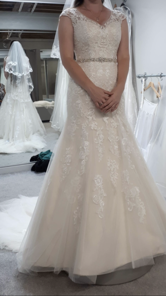 To ask for photos of your wedding dress?