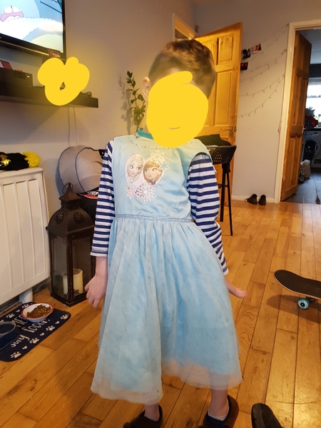 To think my 3 year old son should be able to dress as Elsa?