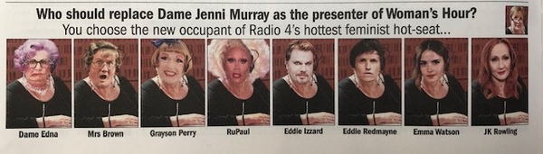 Jenni Murray retiring from Woman’s Hour over trans/JKR issue