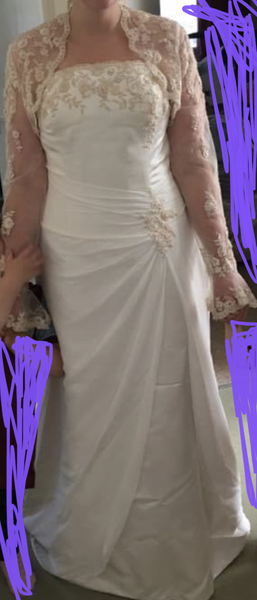 To ask for photos of your wedding dress?