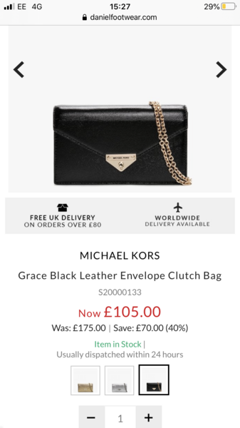 Which clutch bag coach or mulberry?