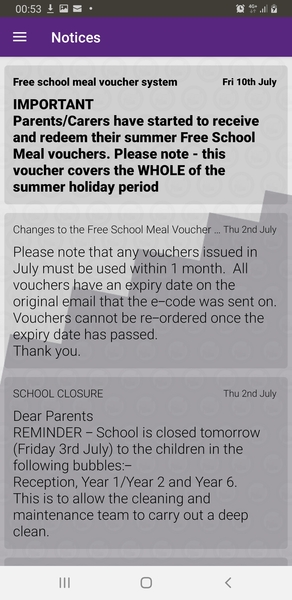 School food vouchers