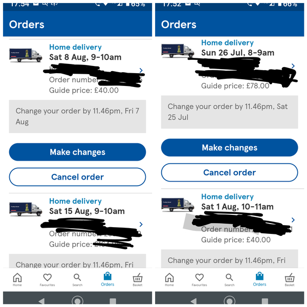 People 'reserving' delivery slots