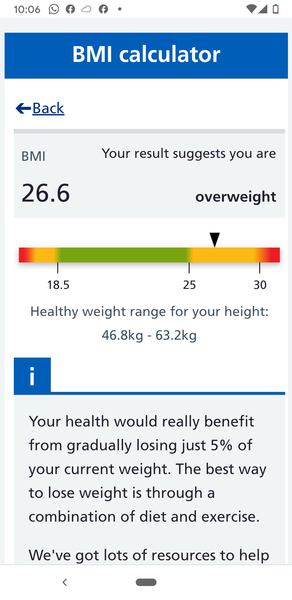 To feel disheartened about not losing weight but losing inches/sizes