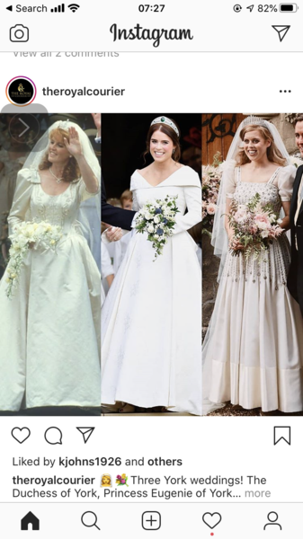 Royal Style - I’m not qualified but you can’t cut me off when there’s a wedding dress to look at...