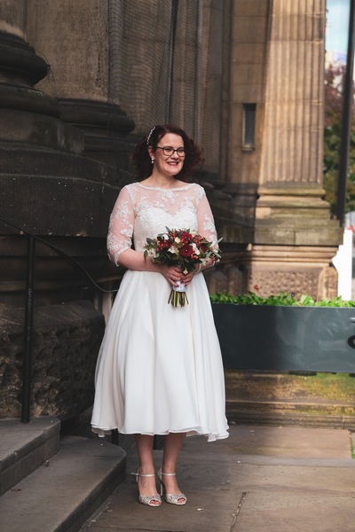 To ask for photos of your wedding dress?