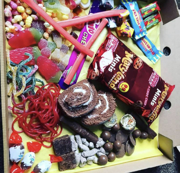 Or is everyone selling sweets in pizza boxes on Facebook?