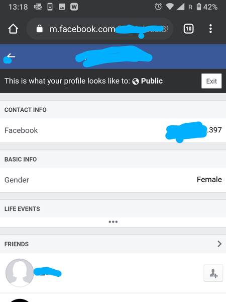 FB privacy help