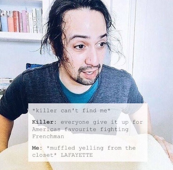 To have the music from Hamilton stuck in my head for weeks on end?