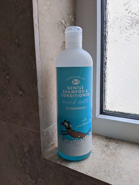 Dh has been using the dog shampoo
