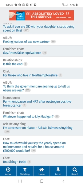Problems with loading new active posts on mobile