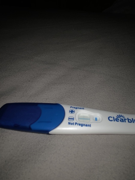 Faint positive Clear Blue