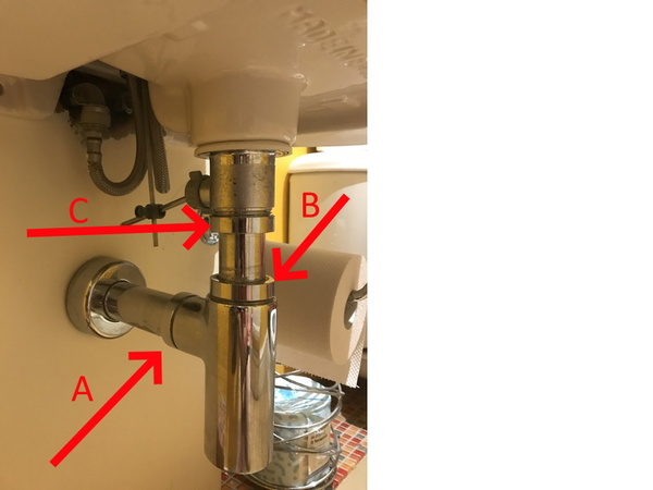 I need to undo these pipes under the sink