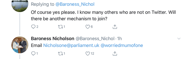 The baroness issues a call to arms *title edited at requ of OP*