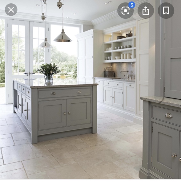 Slate or Calacatta White Marble for Hall Kitchen Diner