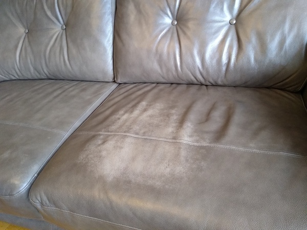 Aargh the colour's wiped off my sofa!!