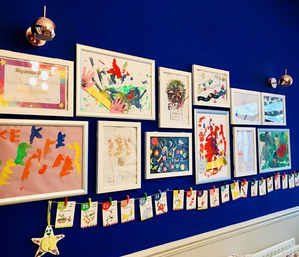 How do you display the DC's artwork? Gallery wall inspo