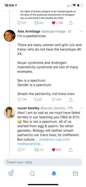 Paediatrician claiming sex is a spectrum