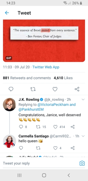 Janice Turner wins Orwell Prize for journalism
