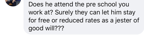 To ask for the most random misspelling you’ve ever seen?
