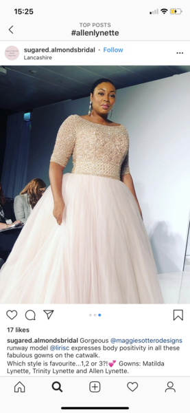 To ask for photos of your wedding dress?