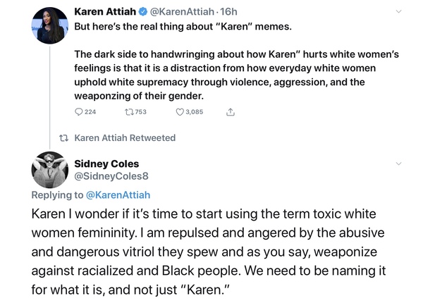 "How the 'Karen Meme' Confronts the Violent History of White Womanhood"