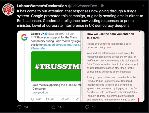 Mass TRA spamming of Liz Truss