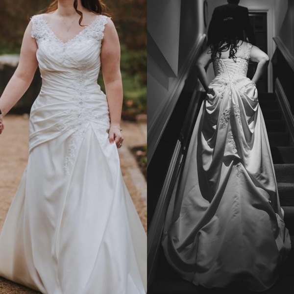 To ask for photos of your wedding dress?