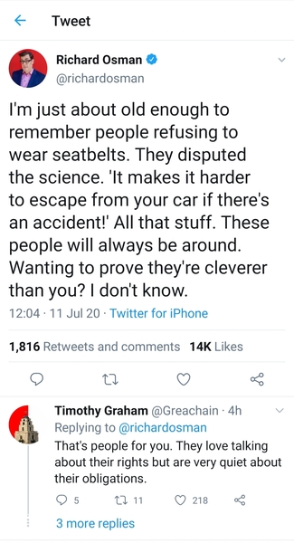 Ricky Gervais is starting to weigh in more