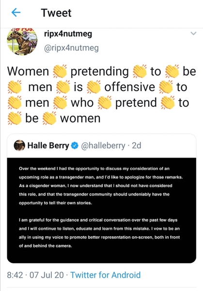 Halle Berry to play transman in new film, and outrages transpeople and their allies