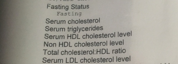 Cholesterol value help
