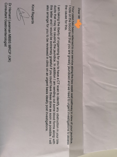 My partner has turned yellow and I am scared