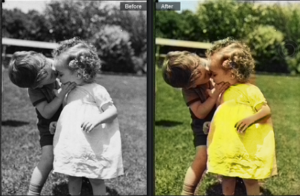 Recoloring old photos? LIGHTHEARTED