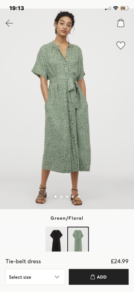 Plus size in a Cos dress