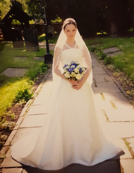 To ask for photos of your wedding dress?