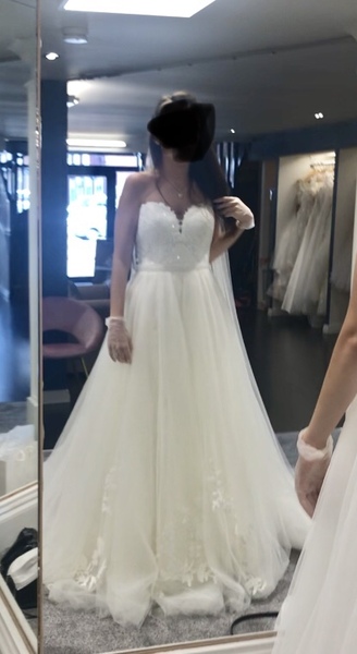 To ask for photos of your wedding dress?