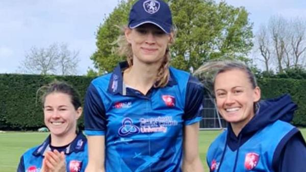 "Women's" Cricket; Kent CC squad including a man
