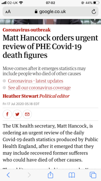 Feeling a bit duped about the seriousness of Covid....