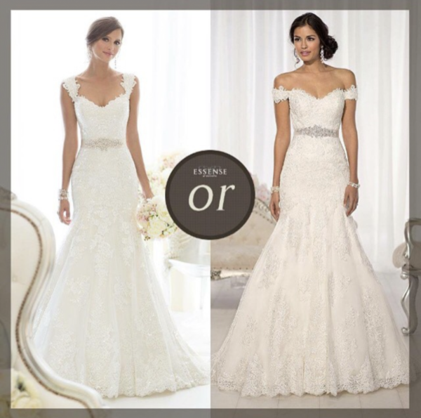 To ask for photos of your wedding dress?