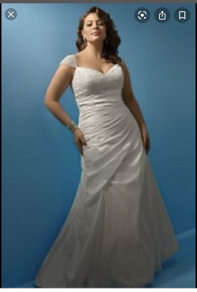 To ask for photos of your wedding dress?