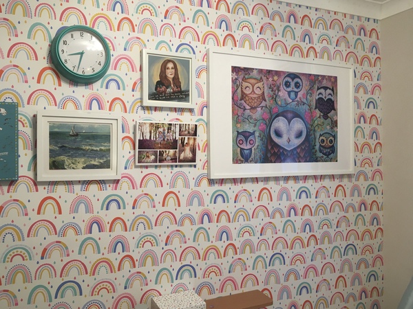 Which colour paint with this wallpaper?