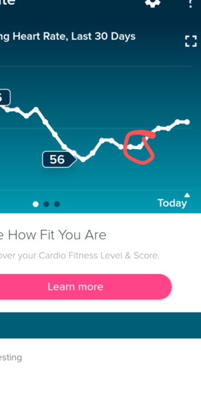 Tracking your cycle and possible BFP using RHR - part 2
