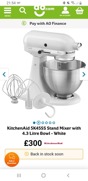 Kitchen aid - which one