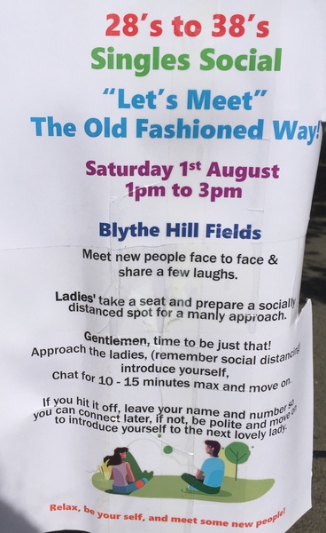 Singles Event in Park