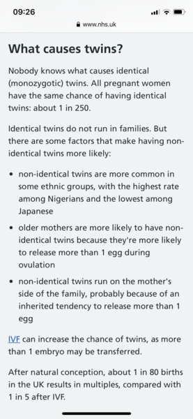Is 46/ 47 too late for first baby?